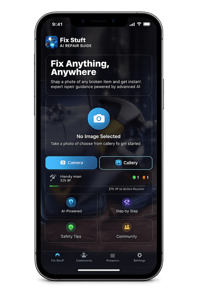 Fix Stuff AI - AI-powered repair assistant app