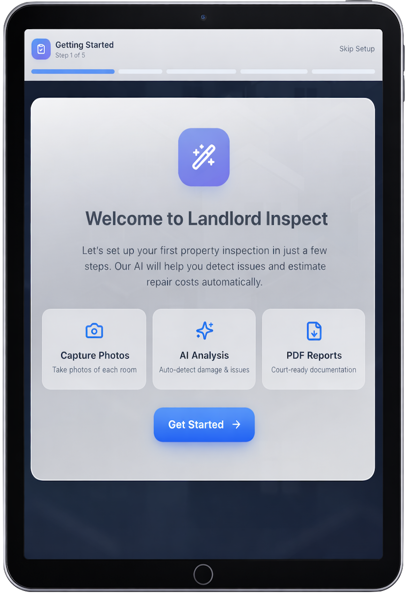 Landlord Inspect app